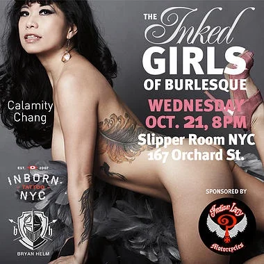 THE 2016 INKED GIRLS OF BURLESQUE!