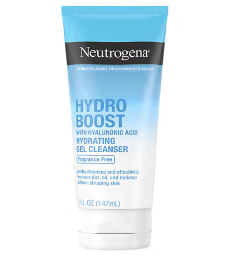 $5 Neutrogena Hydro Boost Hydrating Gel Cleanser with Hyaluronic Acid, Fragrance Free, 5 oz (Regular price $9.99)