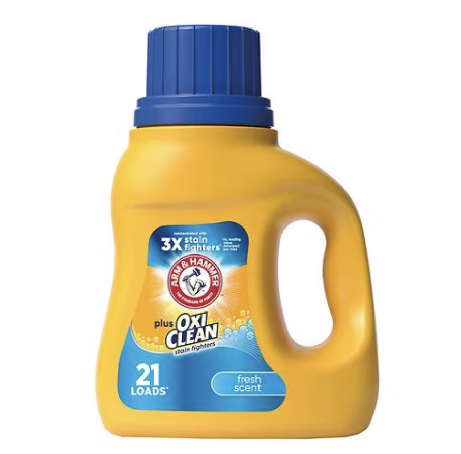 $2 Arm & Hammer Plus OxiClean, Fresh Scent, 21 loads (Regular price $4.99)