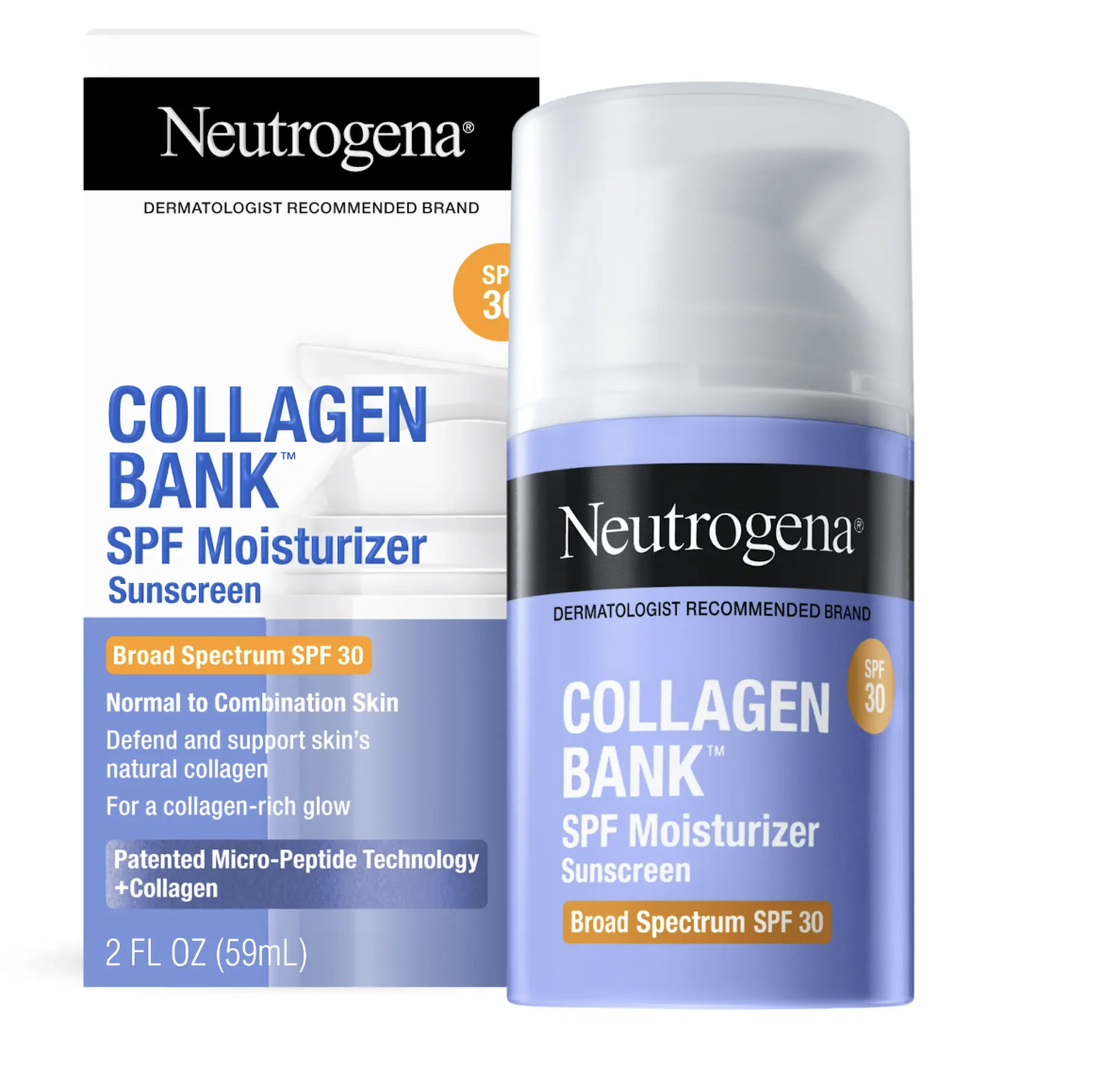 $13 Neutrogena Collagen Bank SPF Moisturizer  SPF 30, 2 Fl. Oz (Regular price $20+)