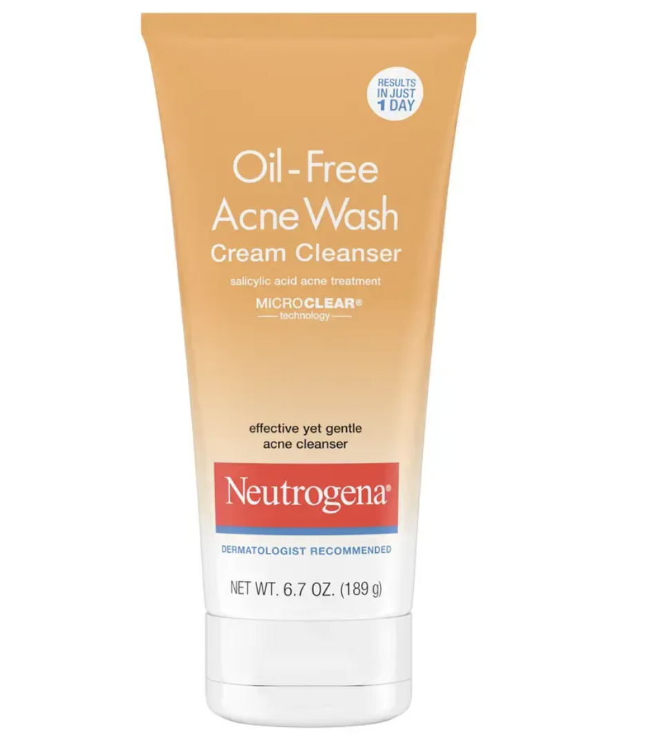 $6 Neutrogena Oil-Free Acne Wash Cream Cleanser 6.7 oz  (Regular price $11.79)