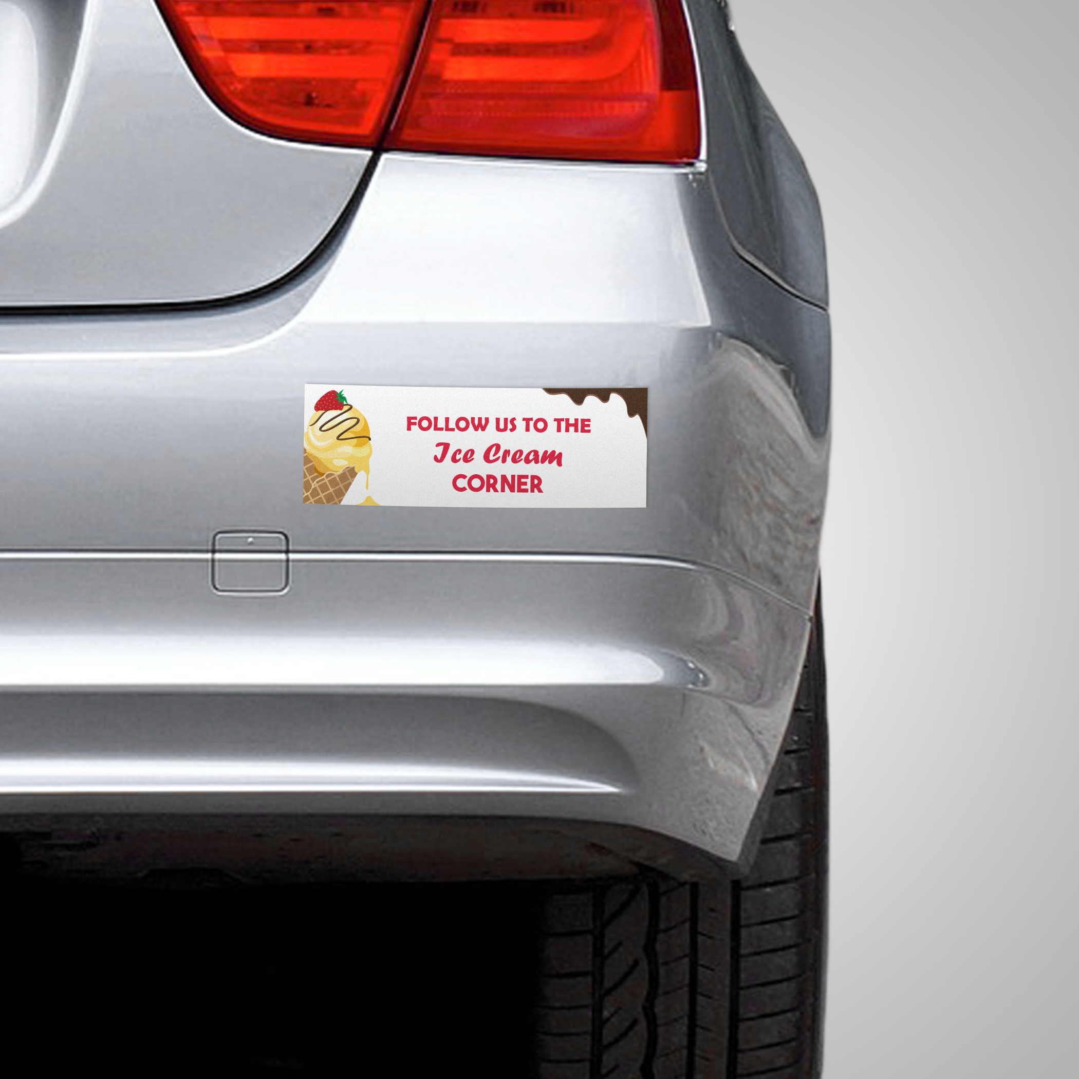 Adhesive Vinyl Bumper Sticker