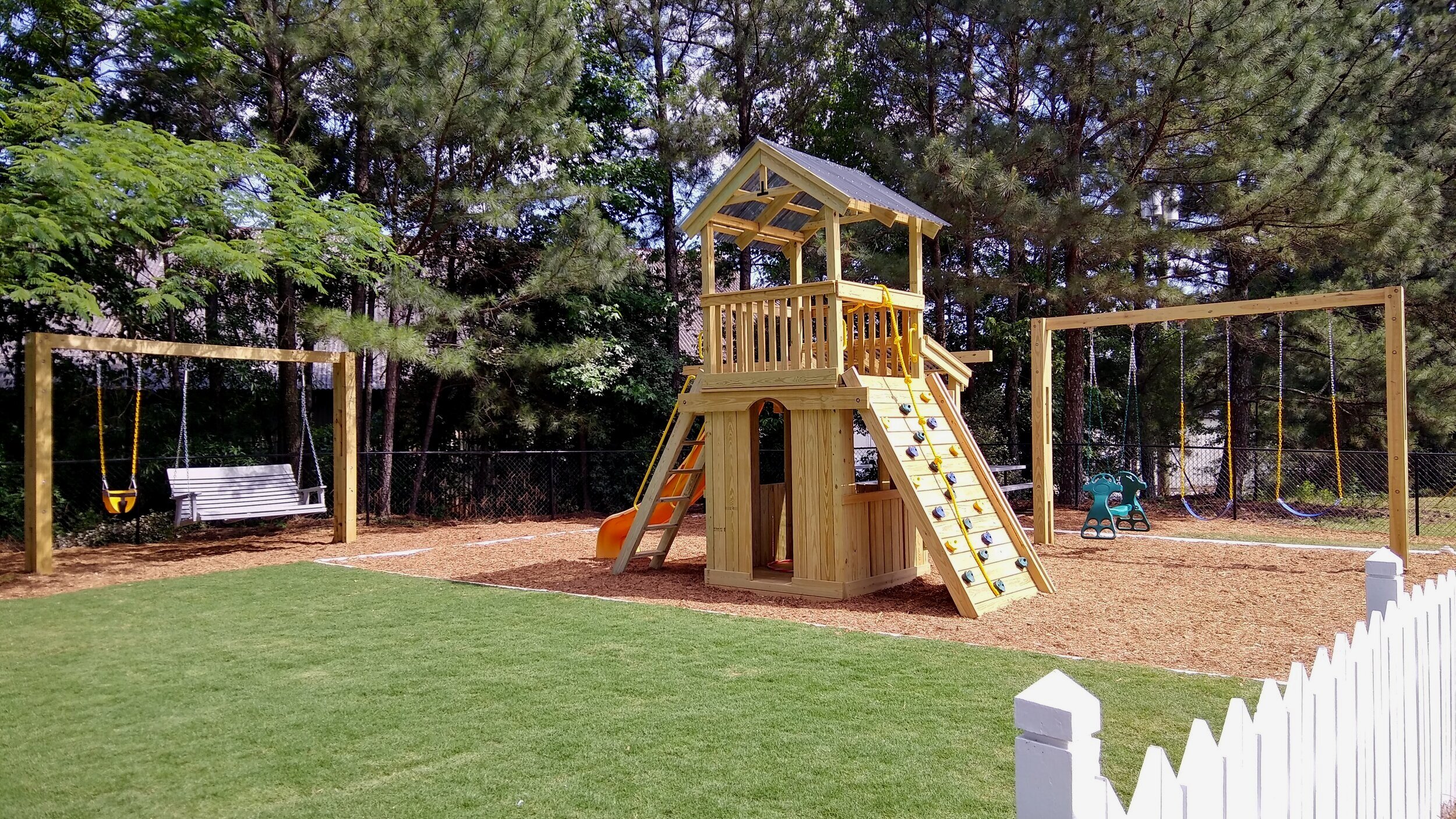 Our brand new playground is just as much fun!