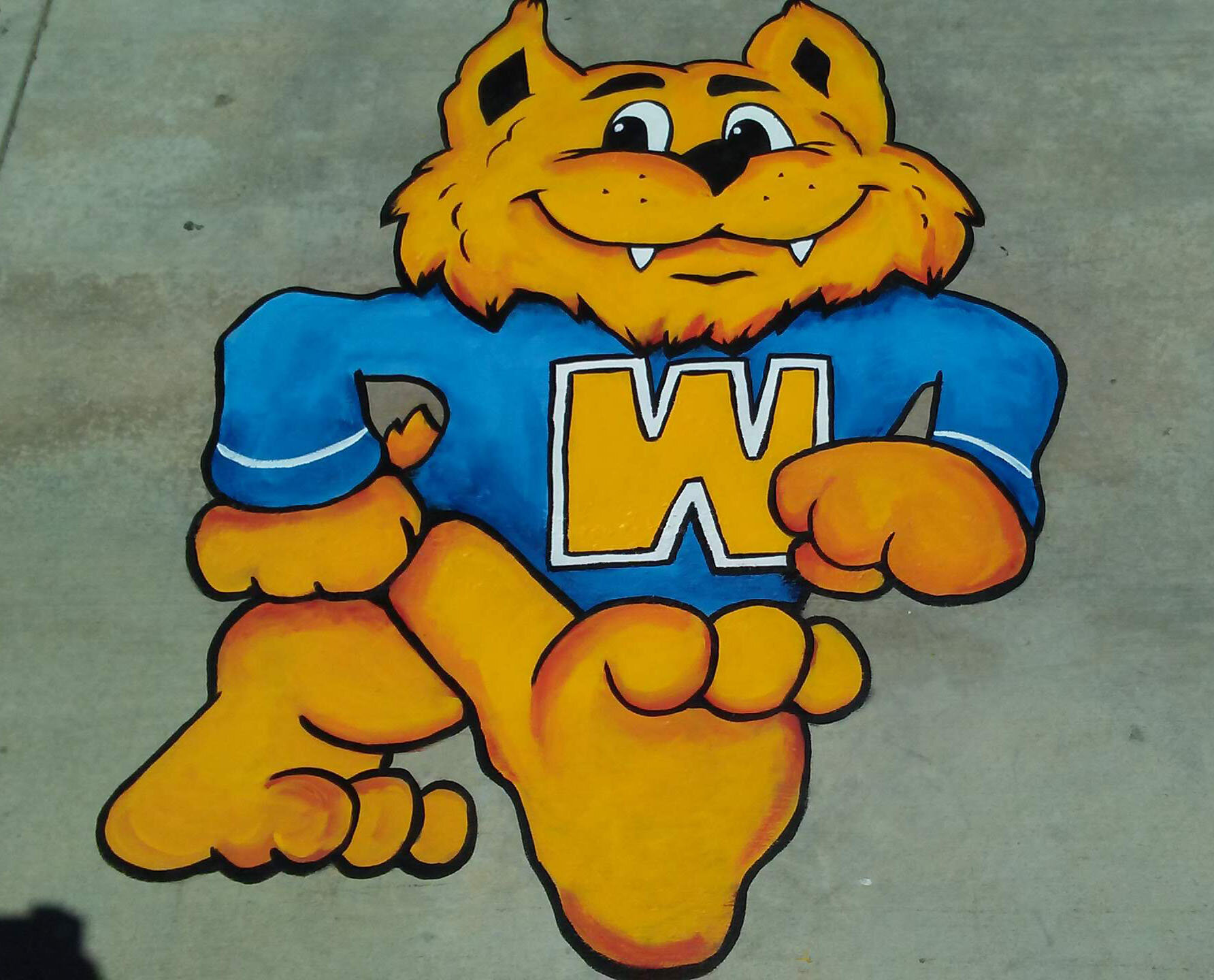  Westside Park Elementary school mascot. 