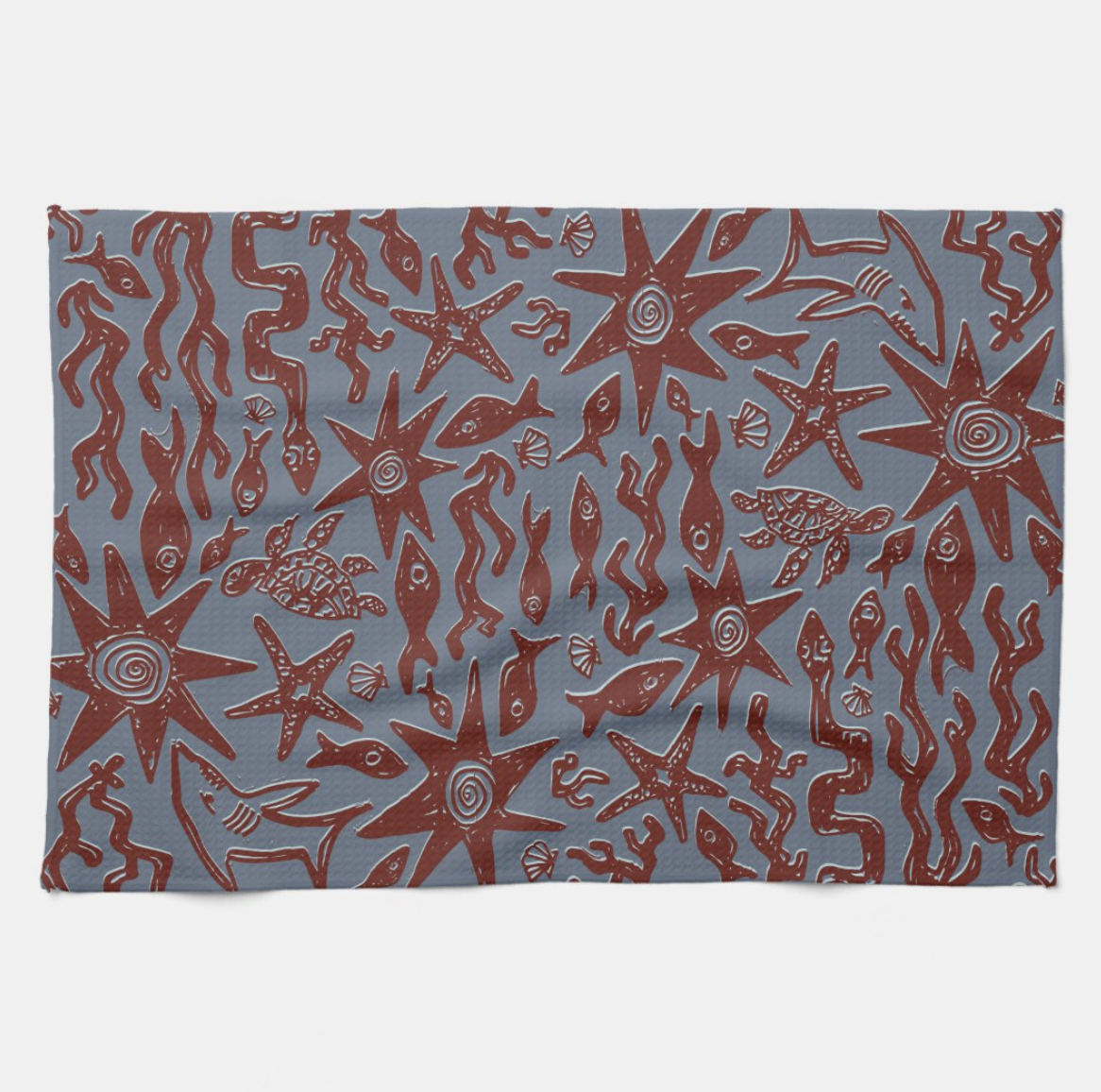 Anna Cabana Terracotta Dish Towels