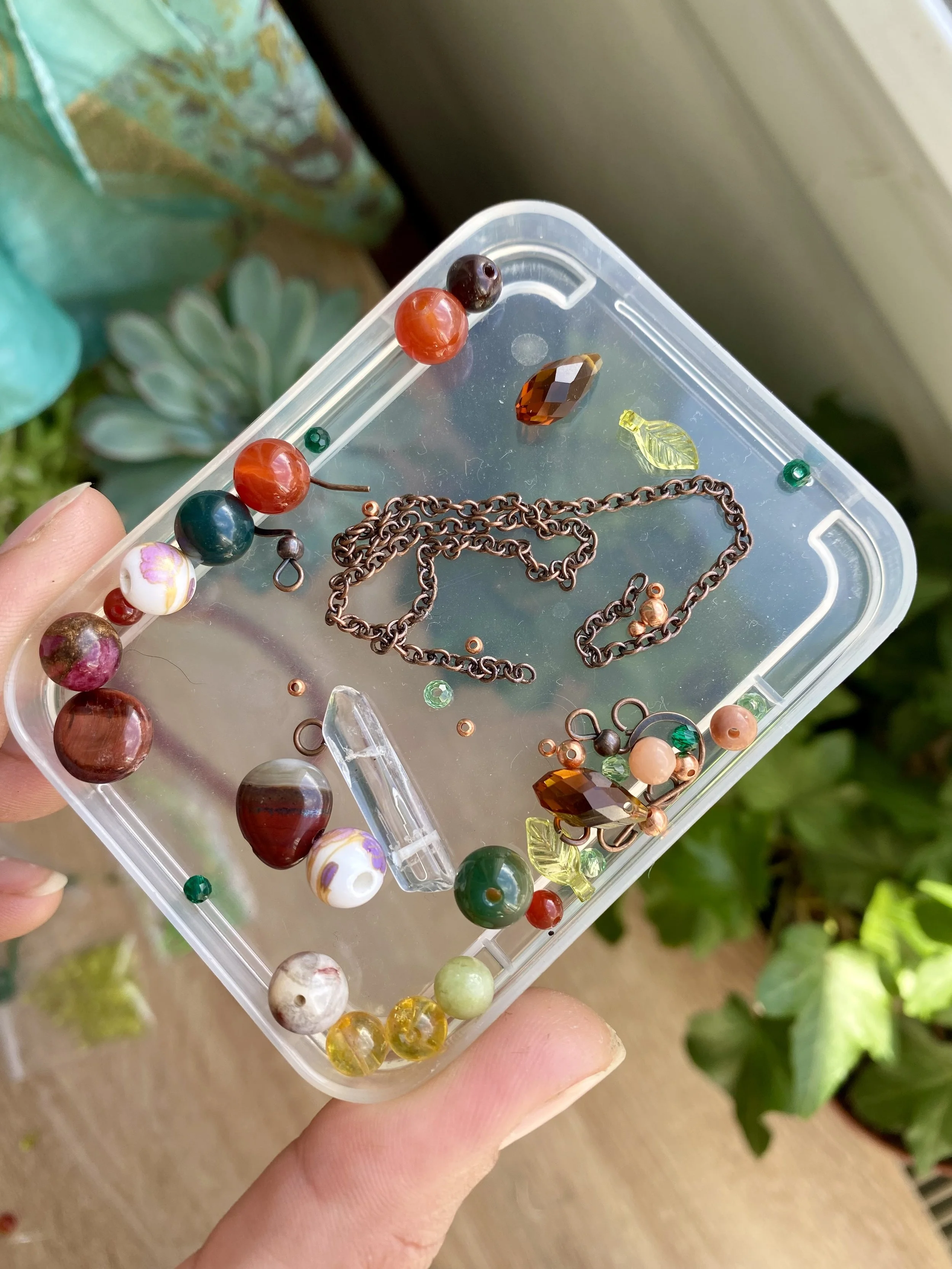 Autumn Vibes Mixed Bead Bag