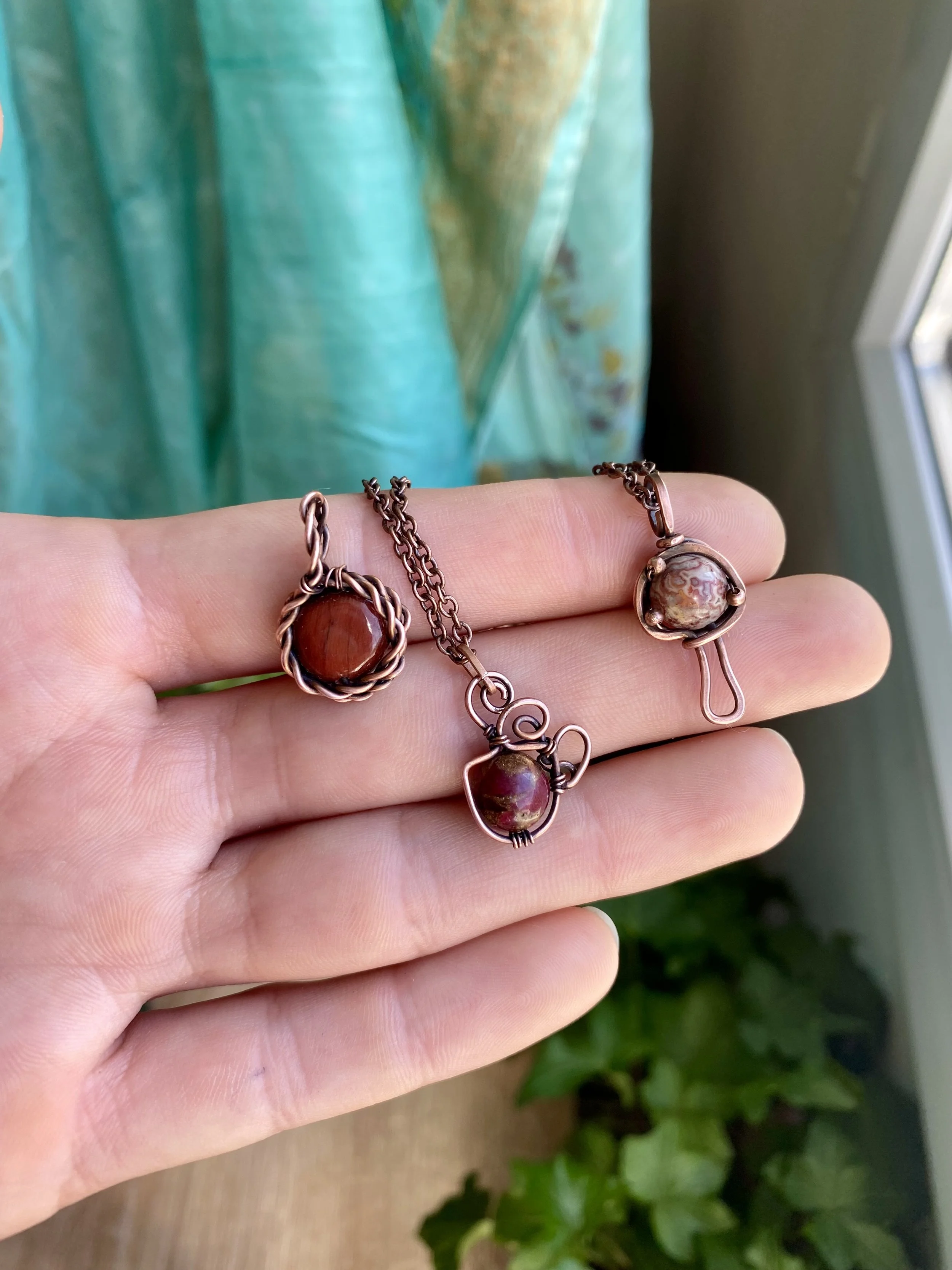 Swirly Moon Necklace // Copper or Silver! — Abbey Road Collection