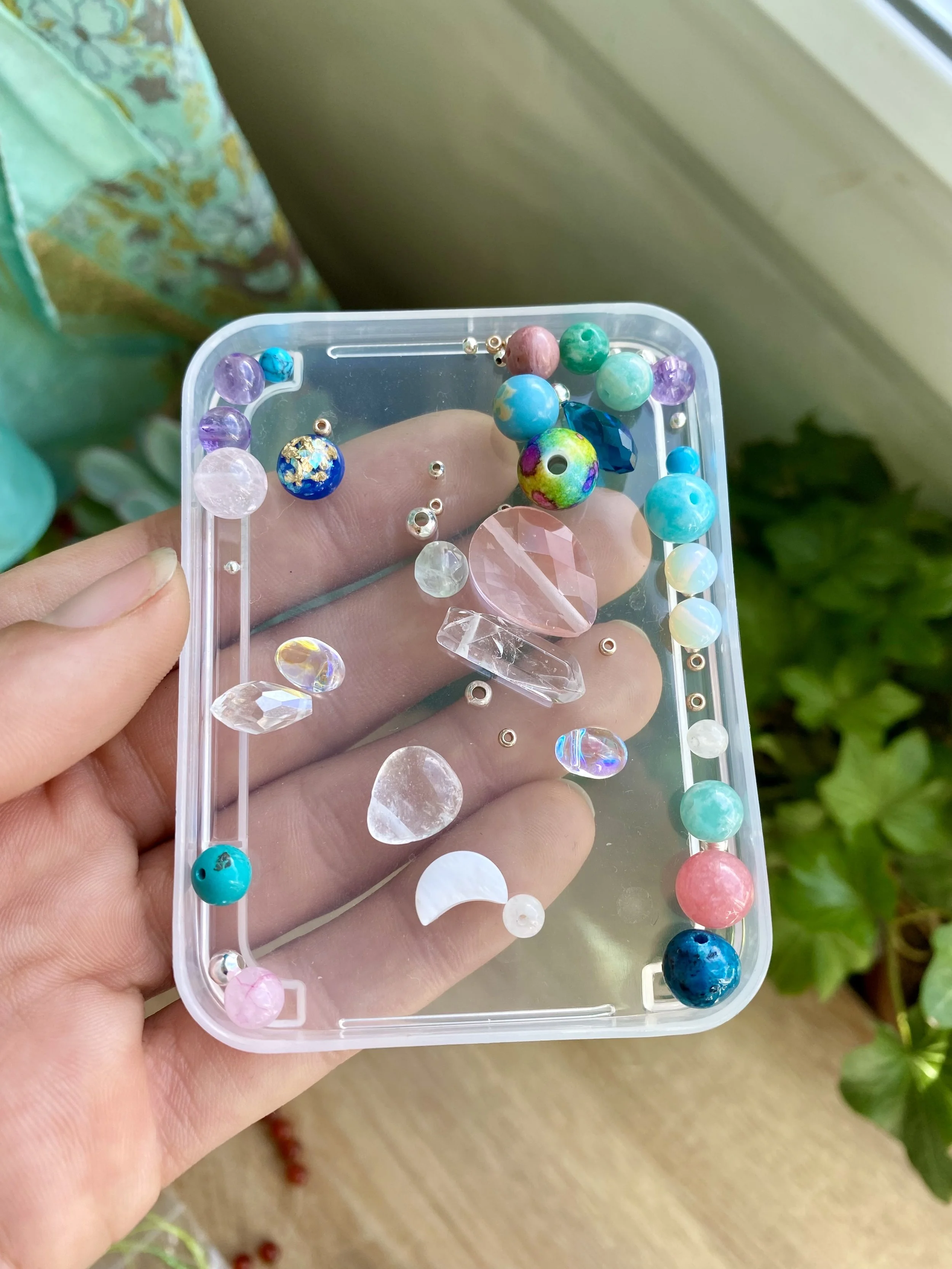 Colorful Mixed Bead Bag