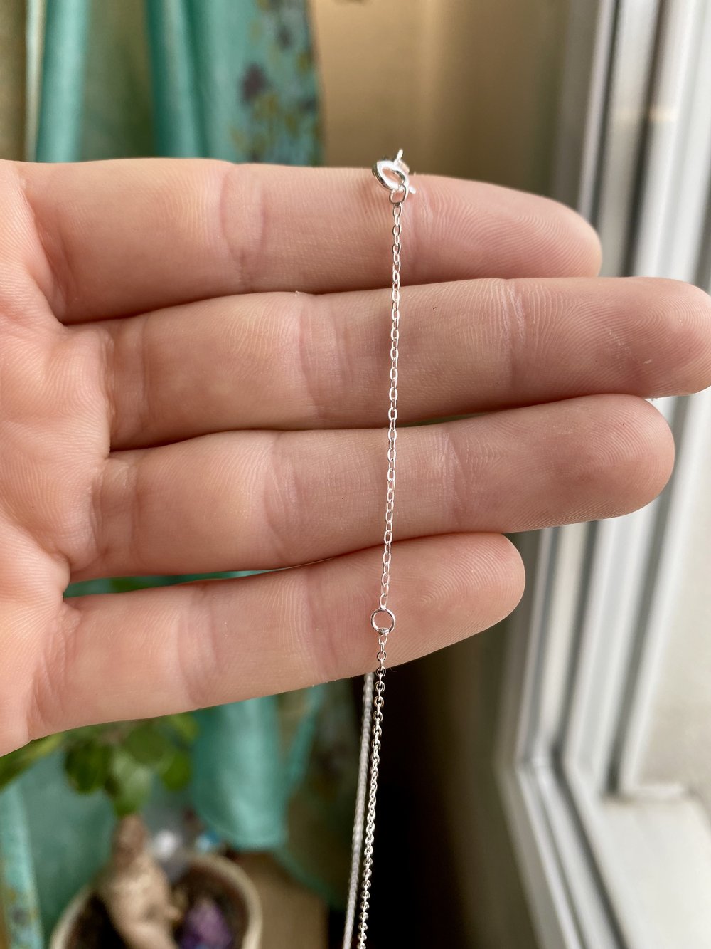 Thin Curb Chain Necklace made of Sterling Silver - Silvertraits