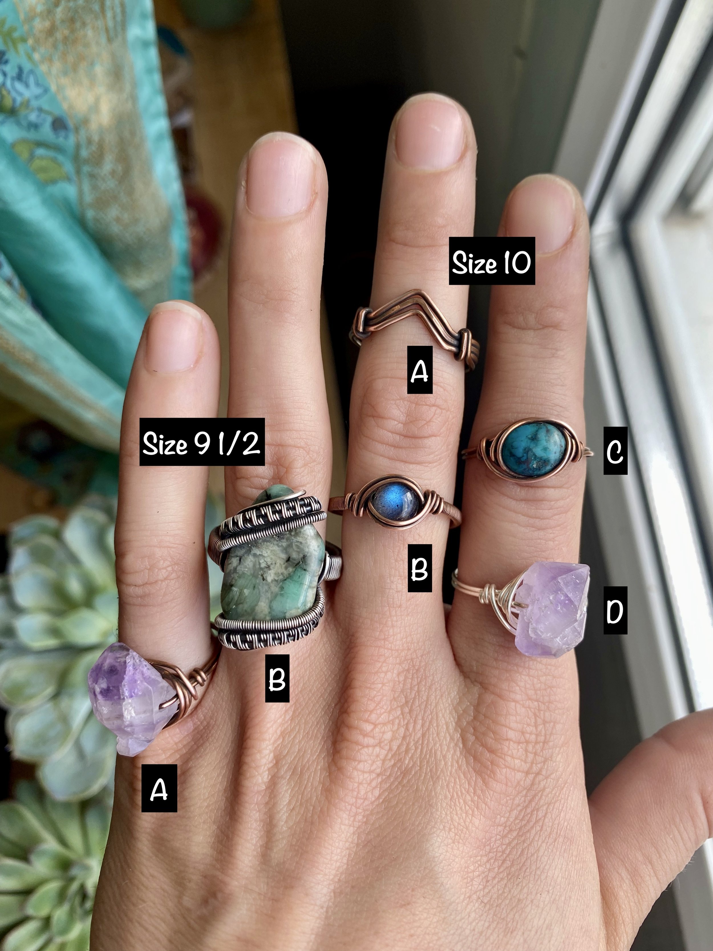 Ring Sizes US 9 1/2 to 10 — Abbey Road Collection