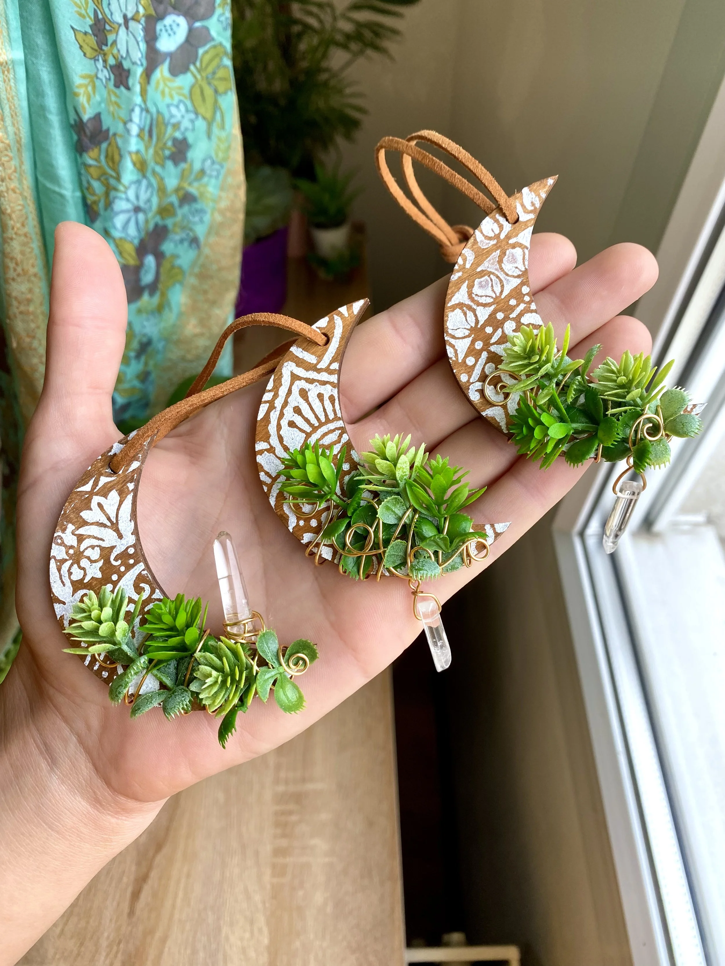 Mini Moon Succulent Garden Wall Hangings