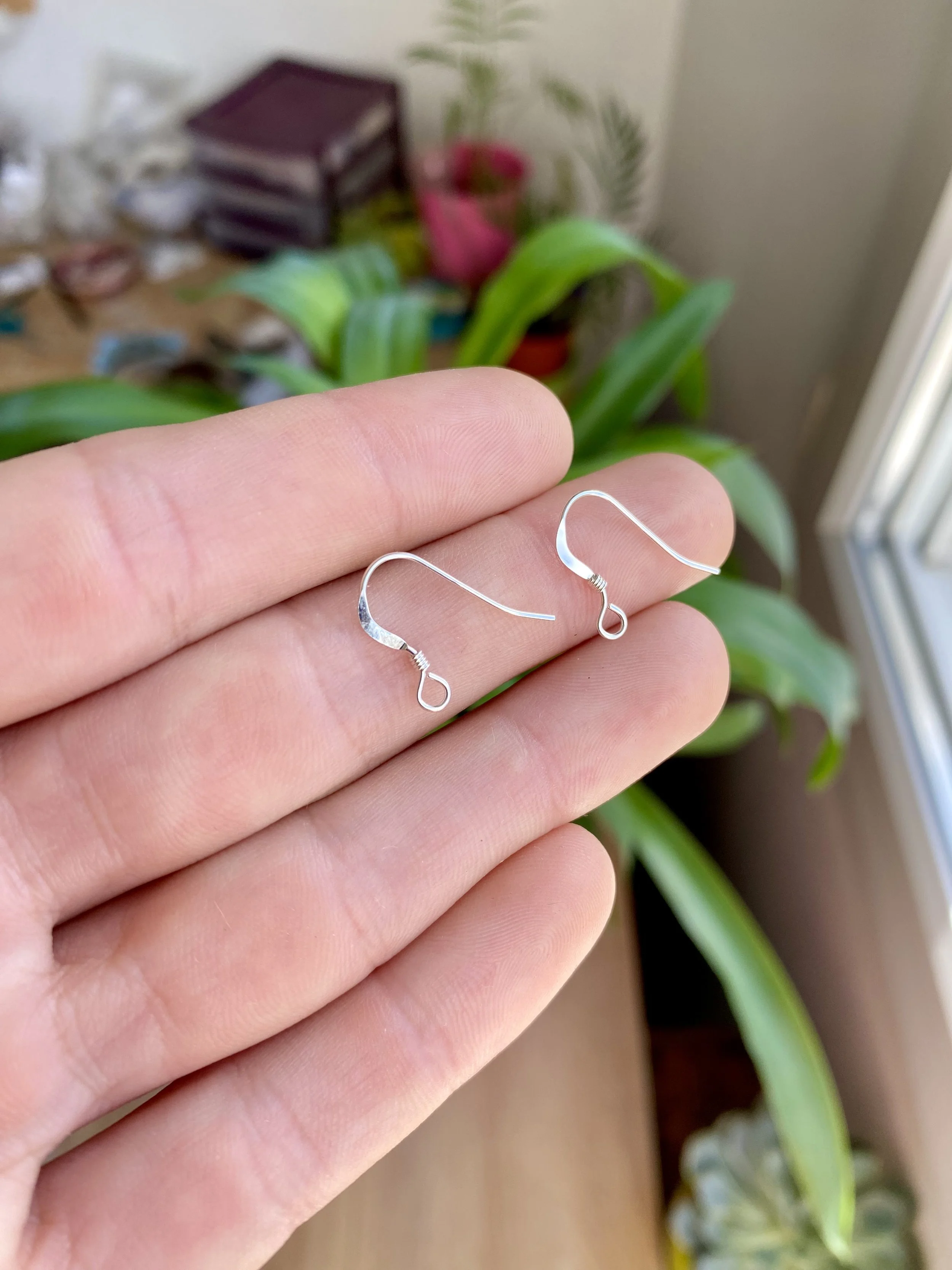 UPGRADE EARRING HOOKS - Sterling Silver Hooks