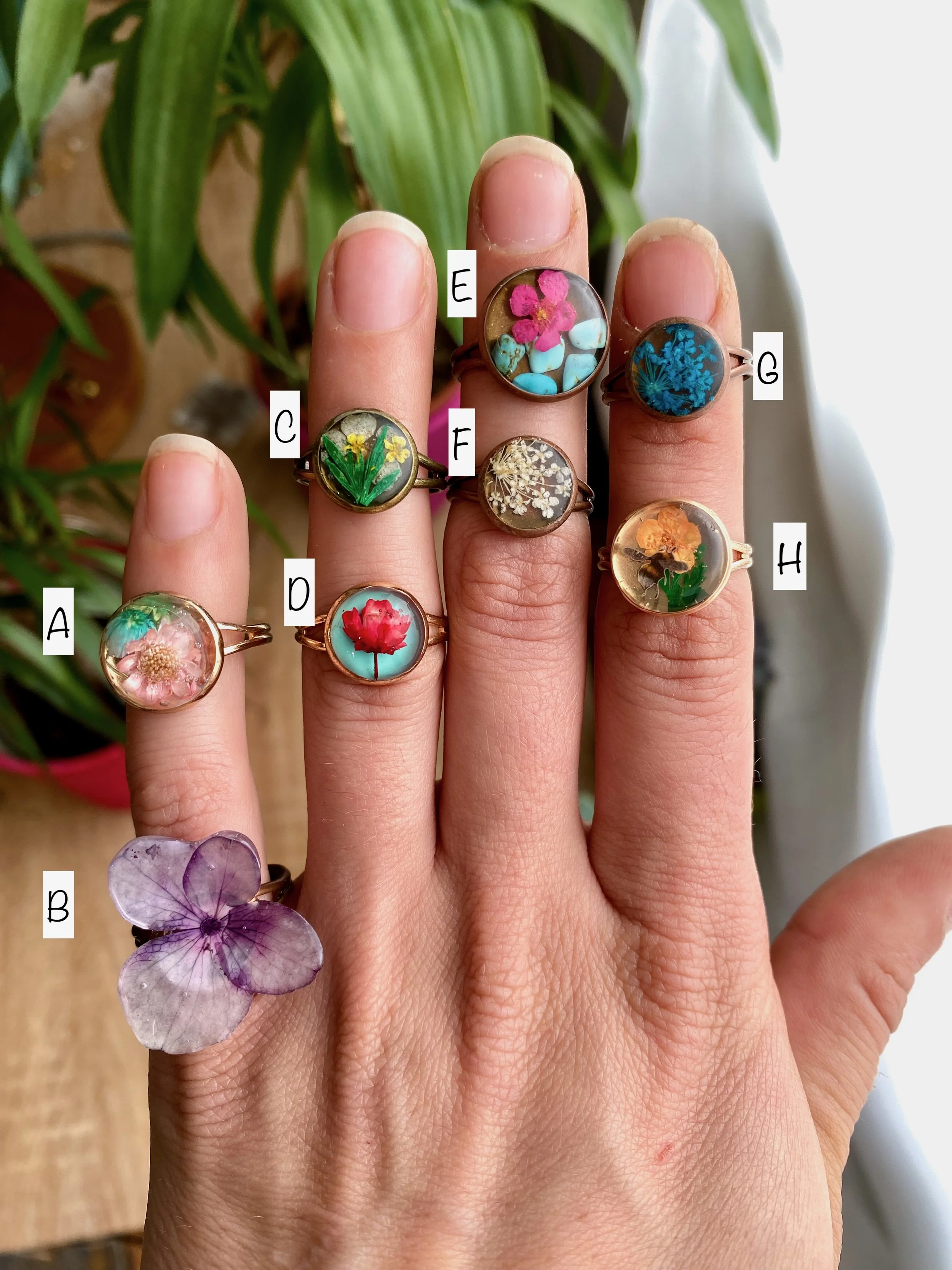 Adjustable Resin Rings
