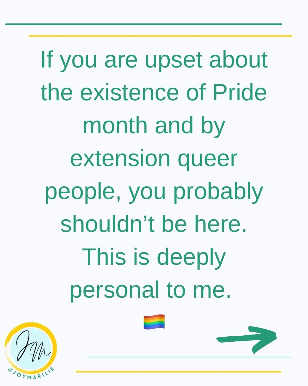 I said what I said. I will not be debating. Only blocking. 

#consciousparenting #happypridemonth🌈