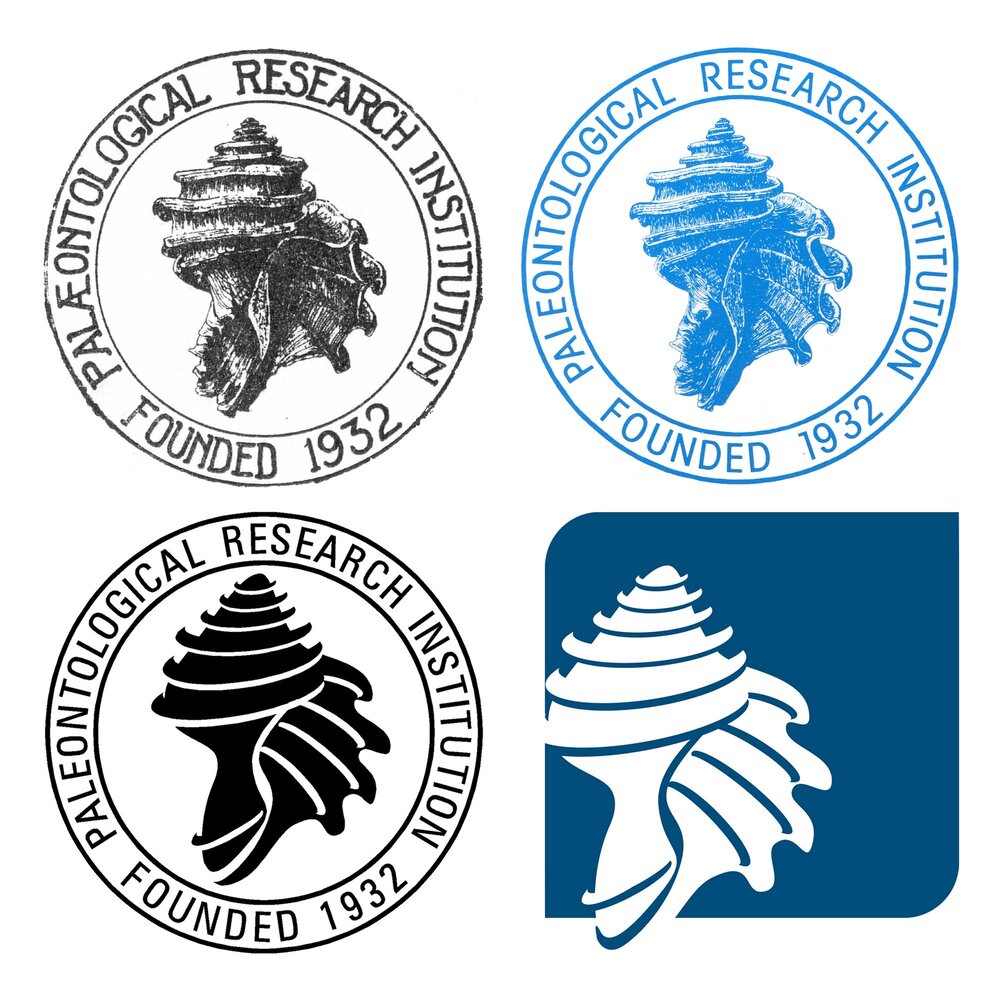 Evolution of PRI's Ecphora logo