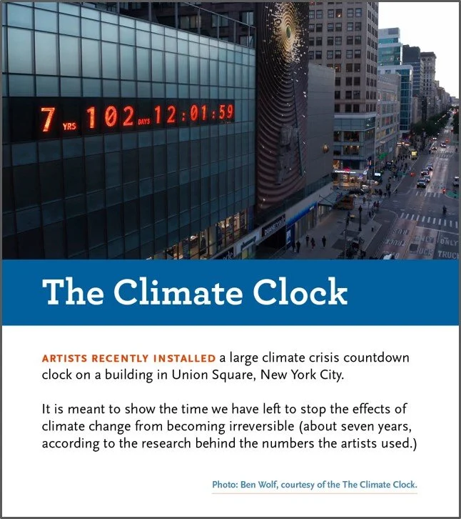 Climate Clock NYC
