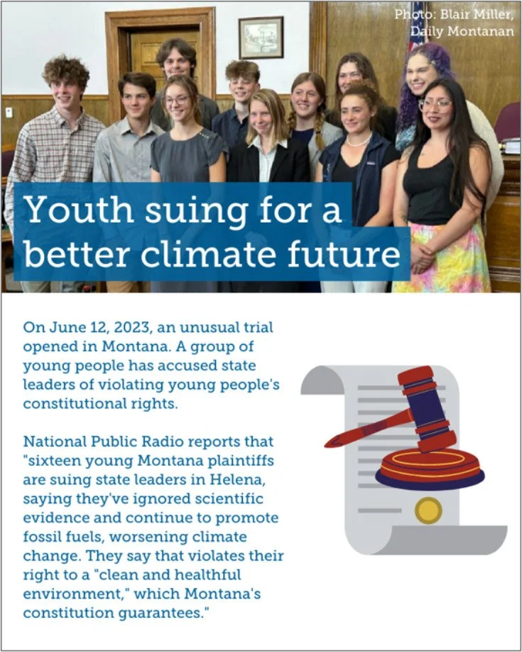Youth Sue for a Better Climate Future