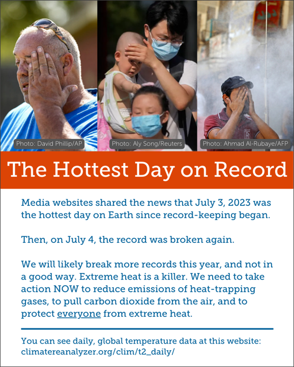 The Hottest Day on Record