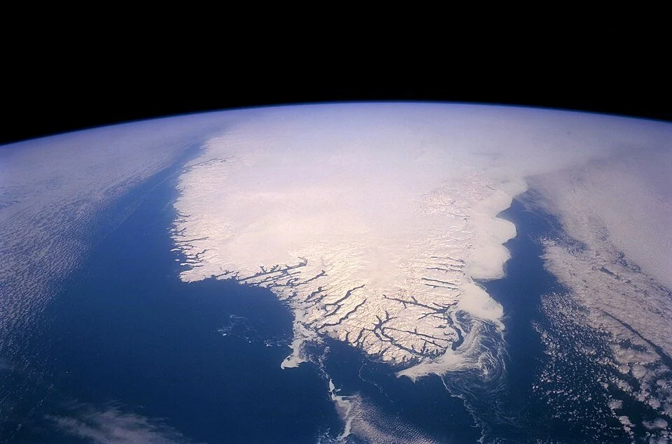 ICE SHEETS are extensive glaciers that can cover large parts of continents, like the one covering Antarctica.