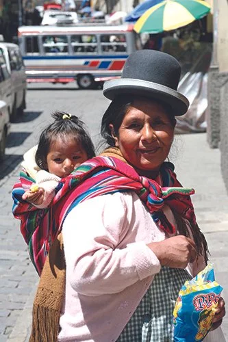 Residents of La Paz, Bolivia