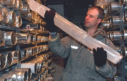 Ice core storage (Photo courtesy of Peter Rejcek, National Science Foundation)