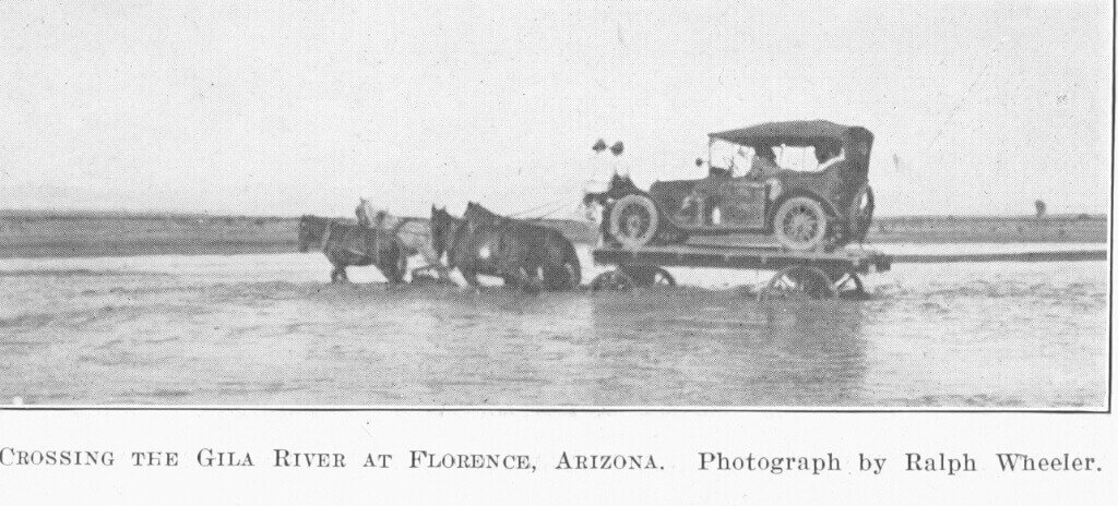Photo of Gila River crossing, Florence, Arizona