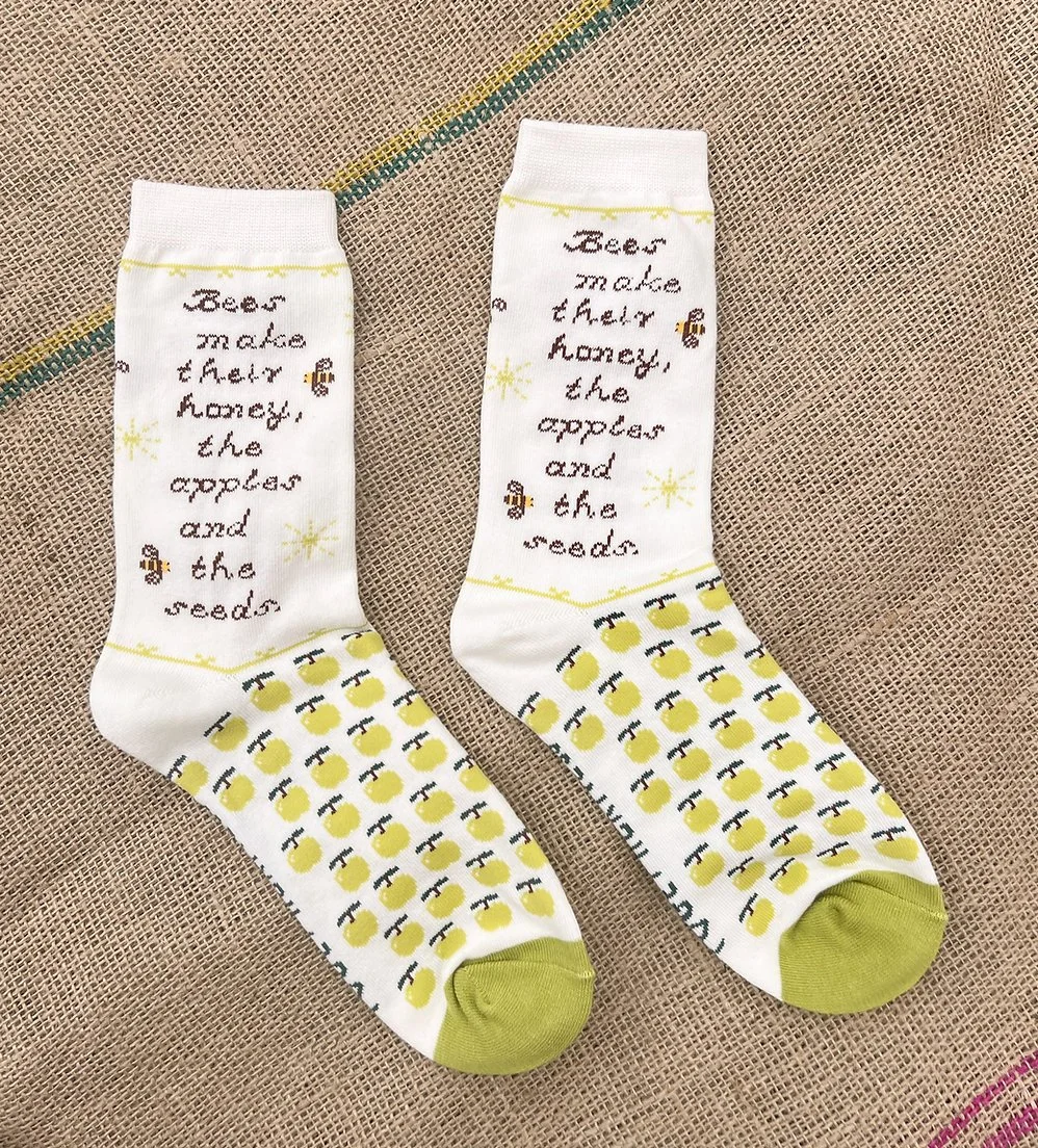Togetherness Bees Make The Honey Socks