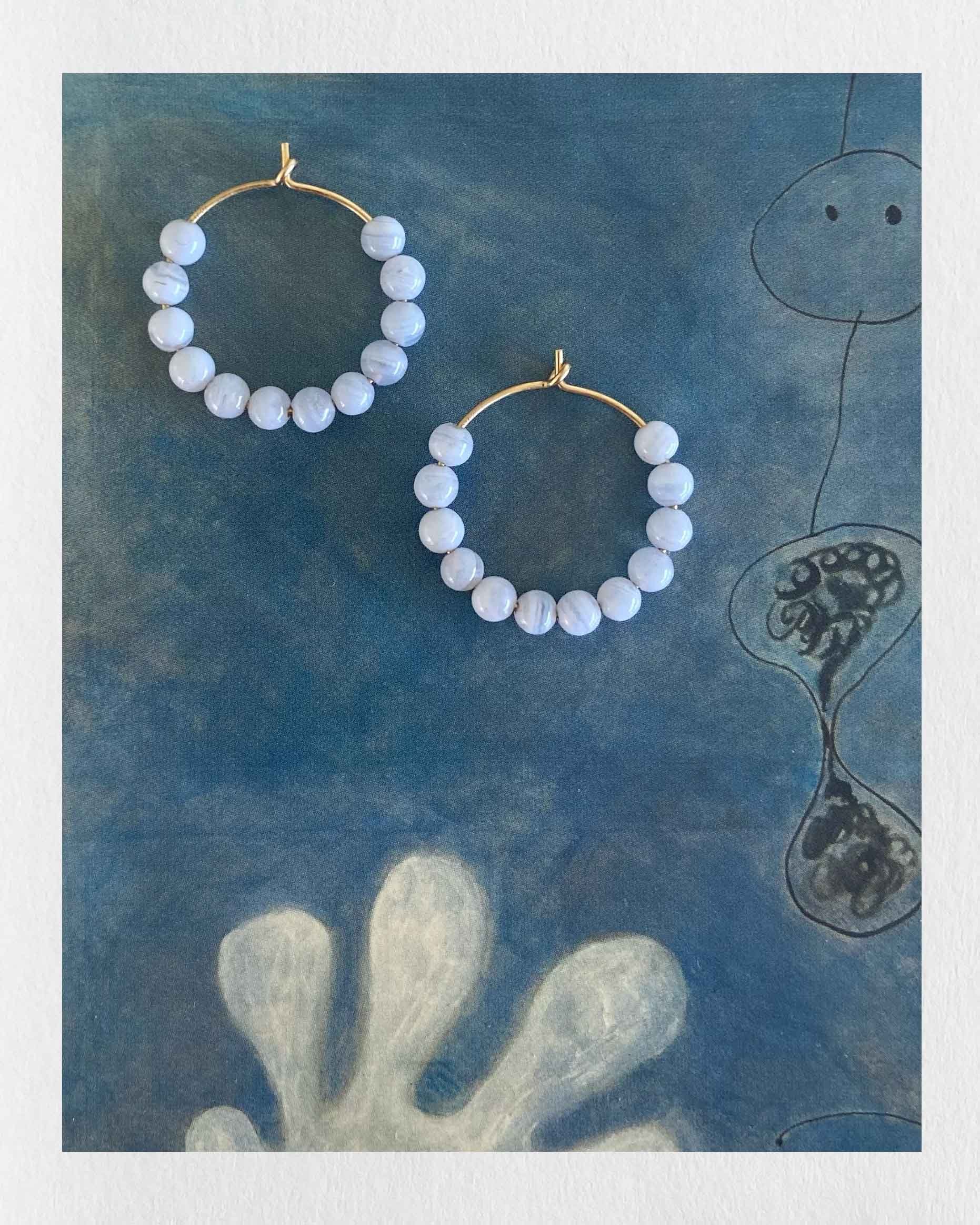 A Composition Quiet Waters Mini Hoops