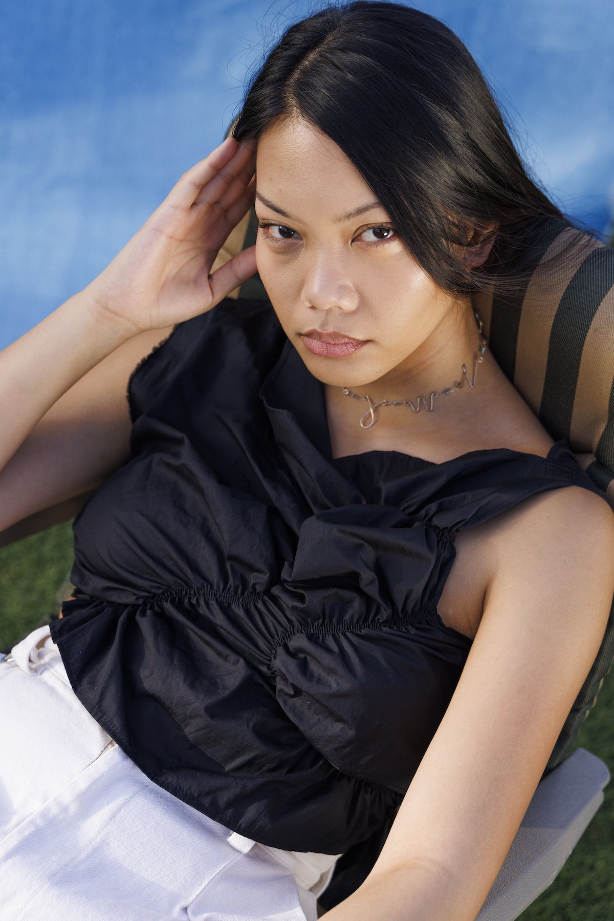 Katalyst Handkerchief Top in Black