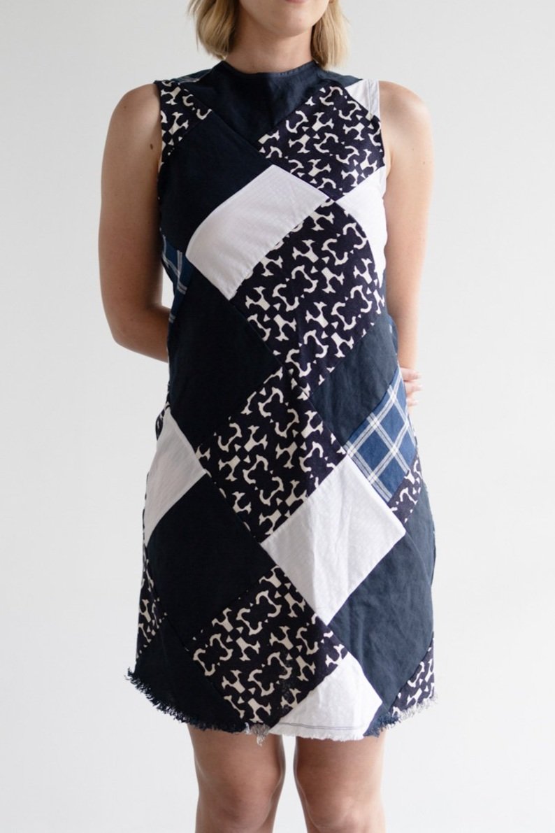 Katalyst Patchwork Bias Dress