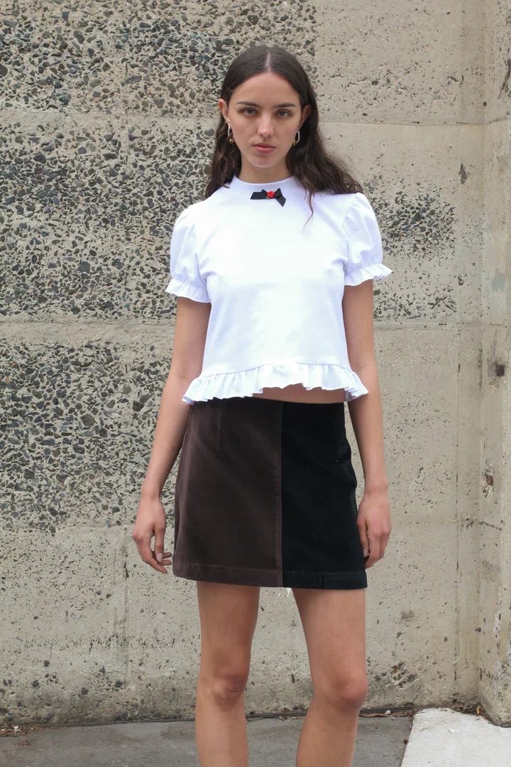 Par Moi Meta Mini Skirt