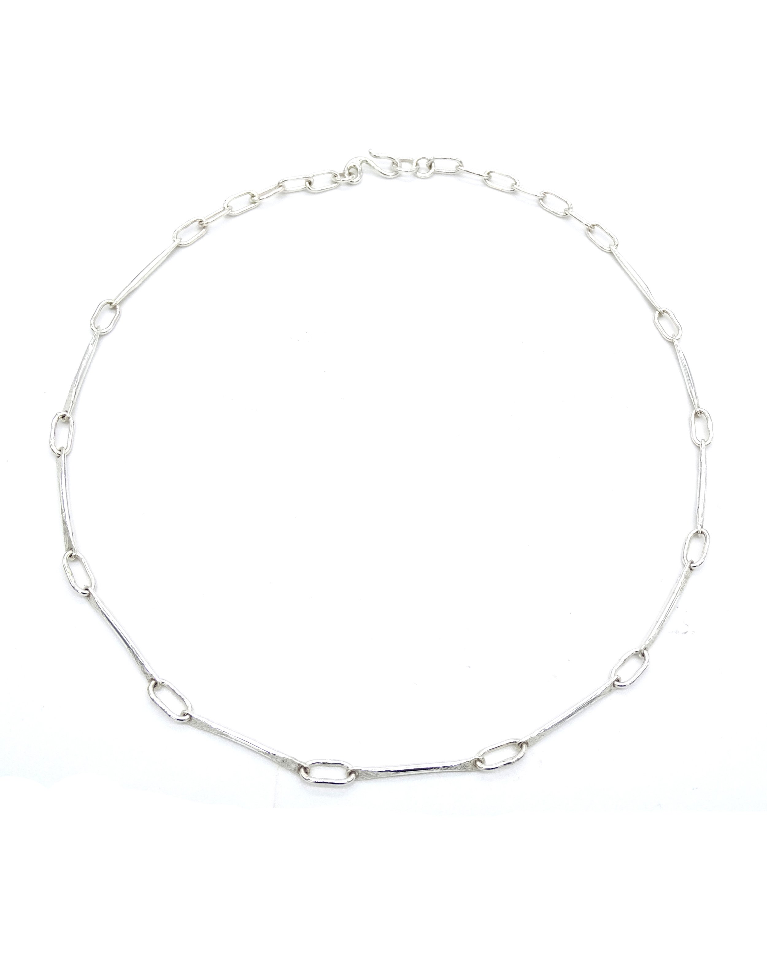 Maxx B Hammered Link Necklace