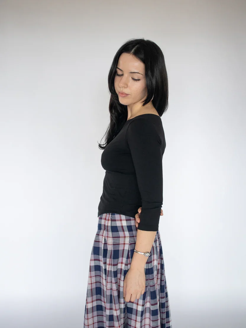Obelia's Frenchie 3/4 Top in Black