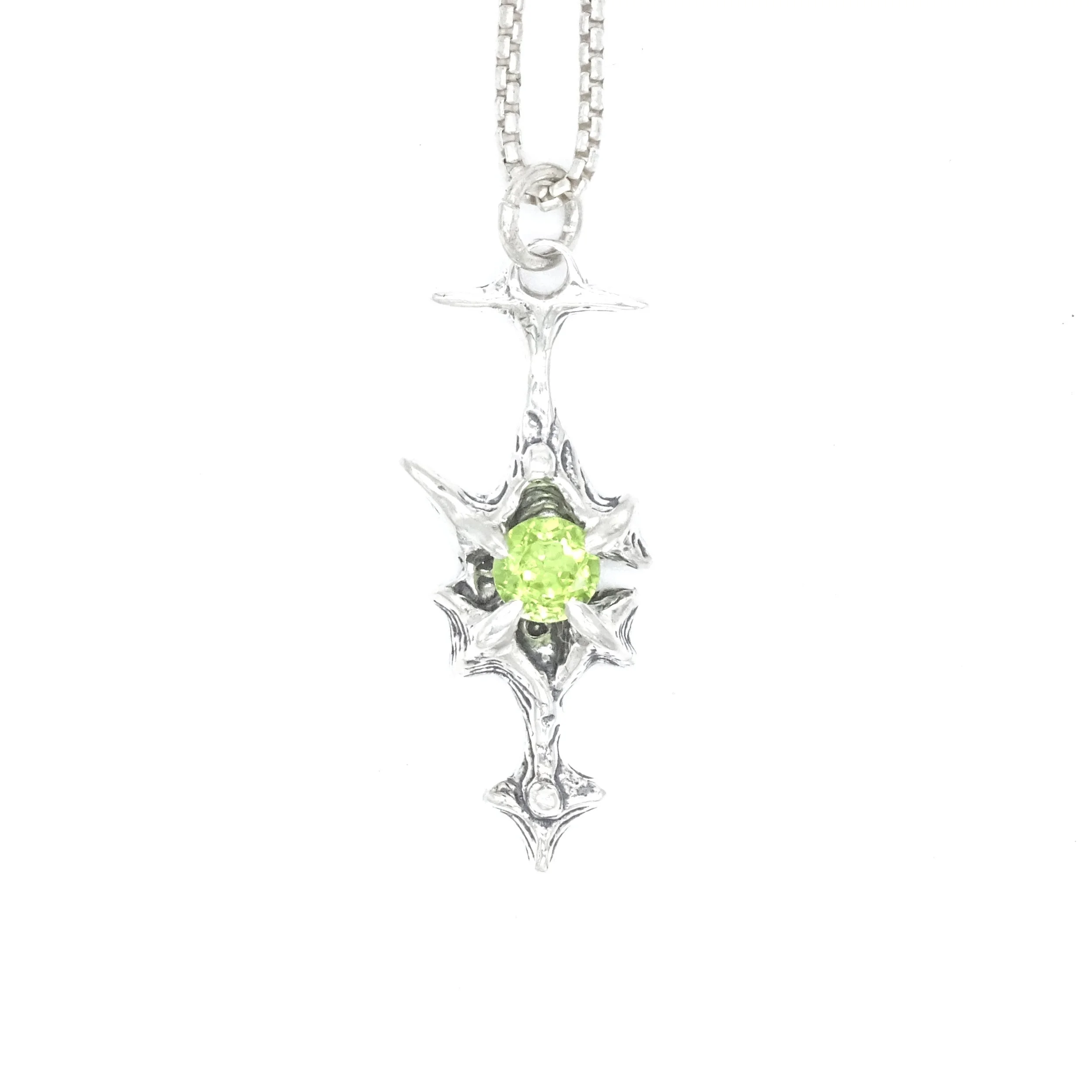 Maxx B Peridot Shooting Star Pendant