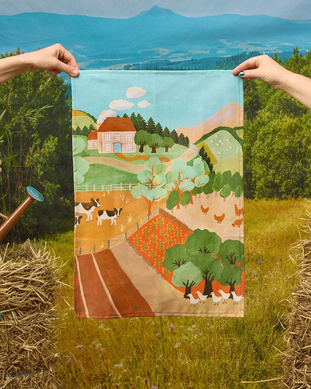 Togetherness Hobby Farm Tea Towel