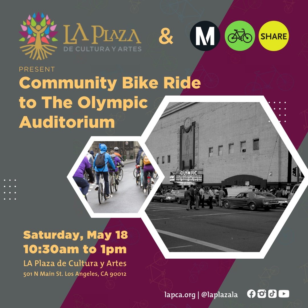 The exhibition closes this Sunday May 19th and we've got two FREE events to send this historic show off with a bang. Our partners at @laplazala and @bikemetro are co-presenting a tour of the exhibition led by 18th &amp; Grand Director Steve DeBro, fo