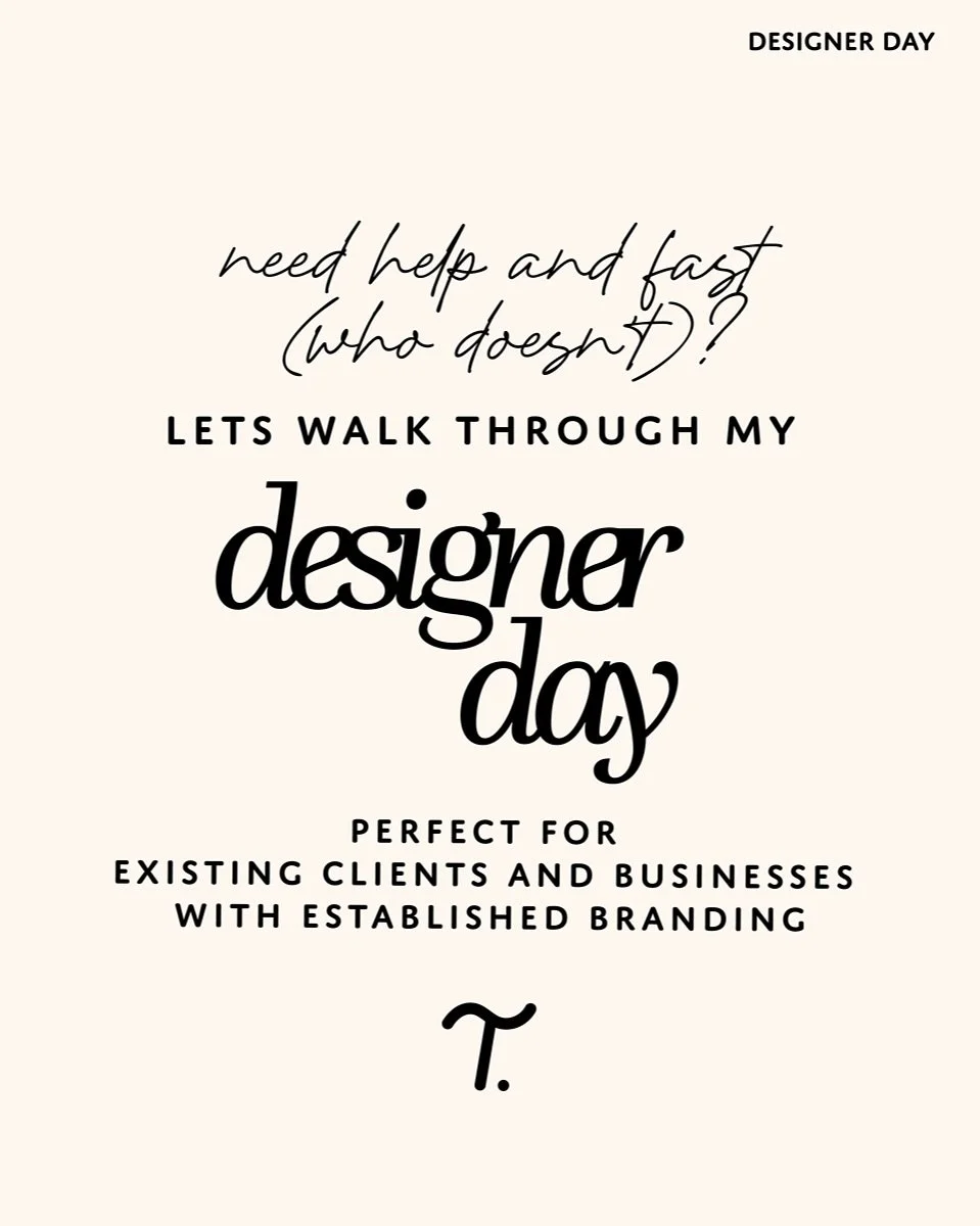 Designer day&hellip; both half and full days. For when you need help, like yesterday 🤪 I will be trialing this to see how it goes because you know, life we kids. #designerday #graphicdesign #freelancedesigner #nzdesigner #surfacepatterndesign #texti