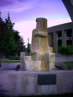 Irrigation Monument Close Up