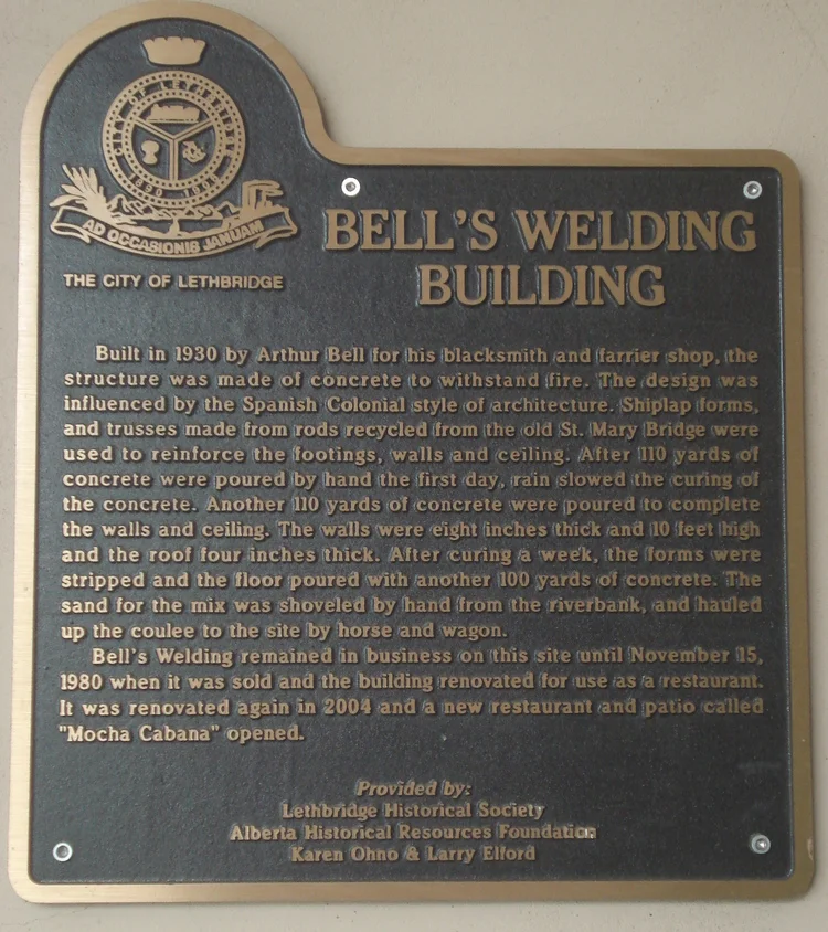 Building Plaques — Lethbridge Historical Society