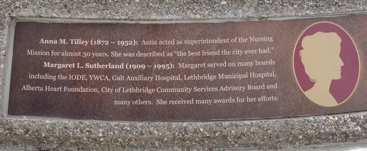 Anna M. Tilley and Margaret L. Sutherland Plaque.jpg