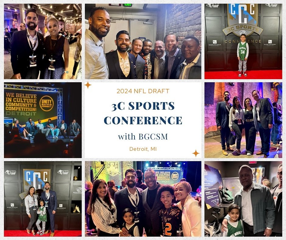 Amazing time last night at the 3C Sports Conference meeting with Hall of Famers, childhood heroes, and sport icons including @barrysanders, @megatron, @jemelehill, @jerome36bettis, @alimthedream29 and @adamschefter as part of Detroit hosting the 2024