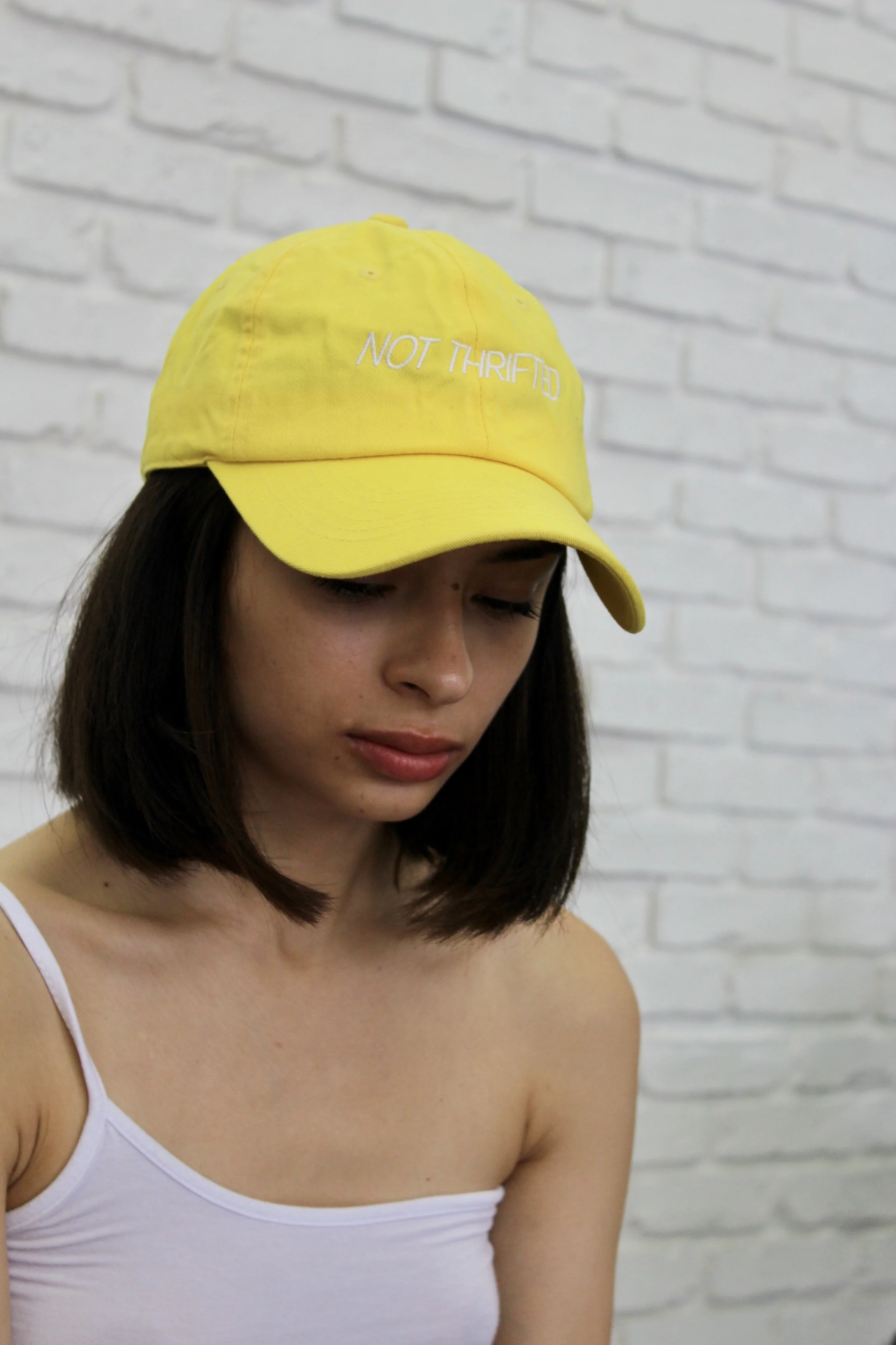 "NOT THRIFTED" HAT  