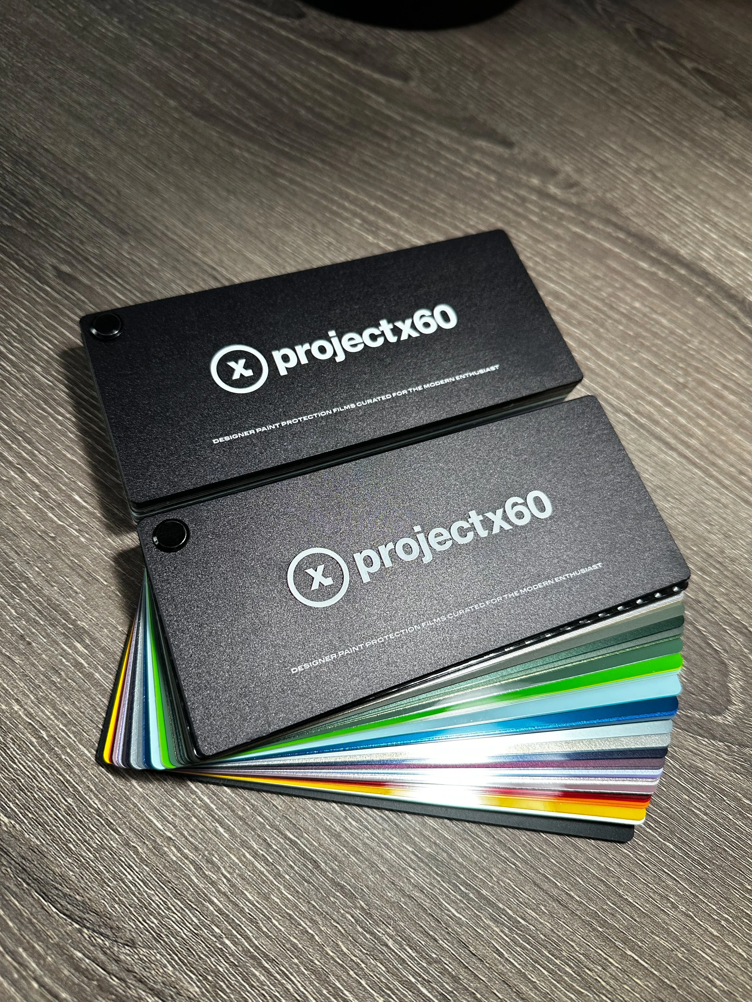 project x60 Coloured PPF 2025 Swatch Book