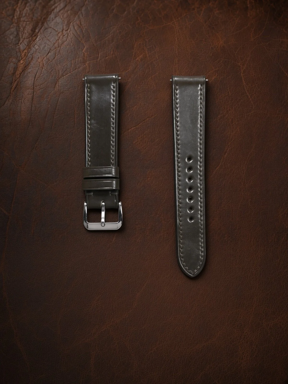 Olive Green Shell Cordovan