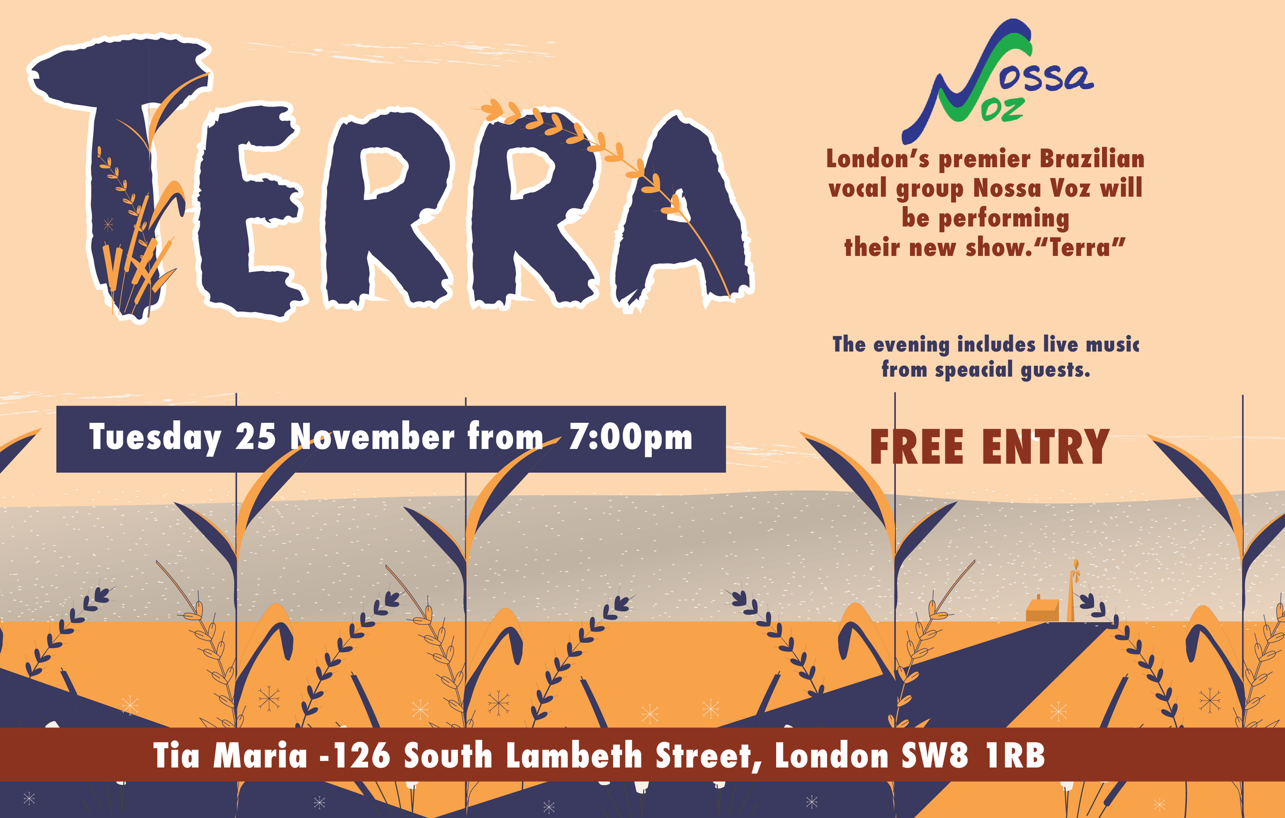 Preview of our new show  "TERRA" from Nossa Voz