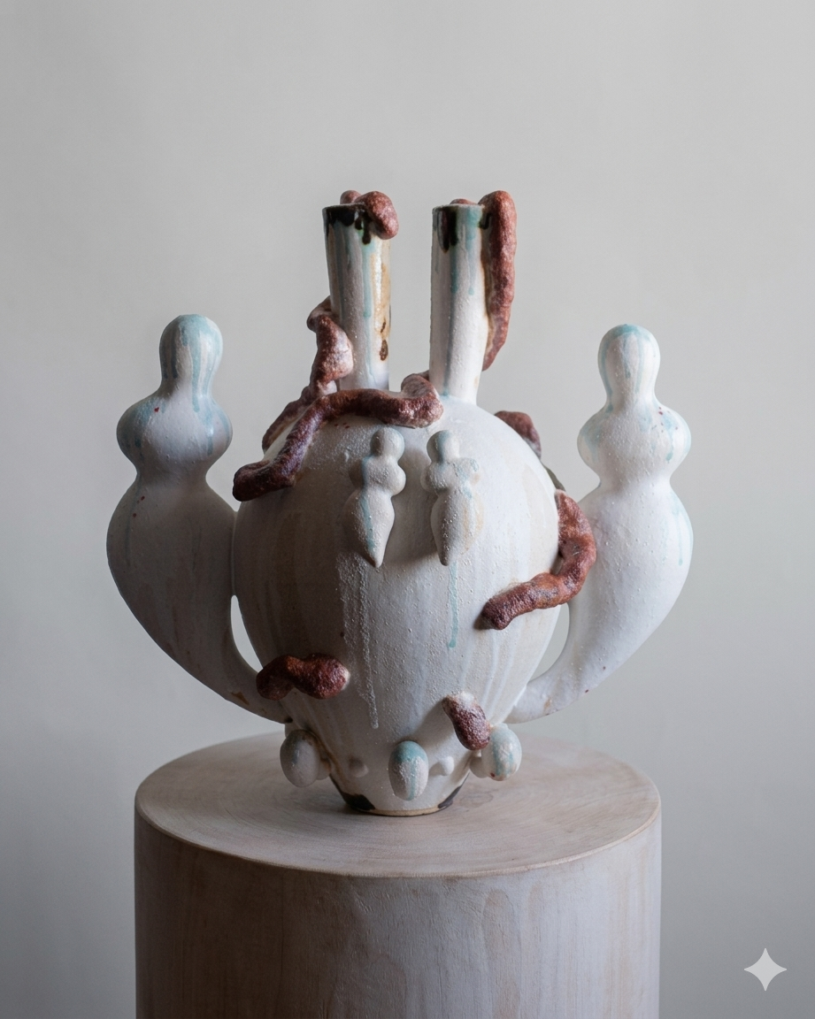 Jomon 15 Contemporary Fertility Vessel