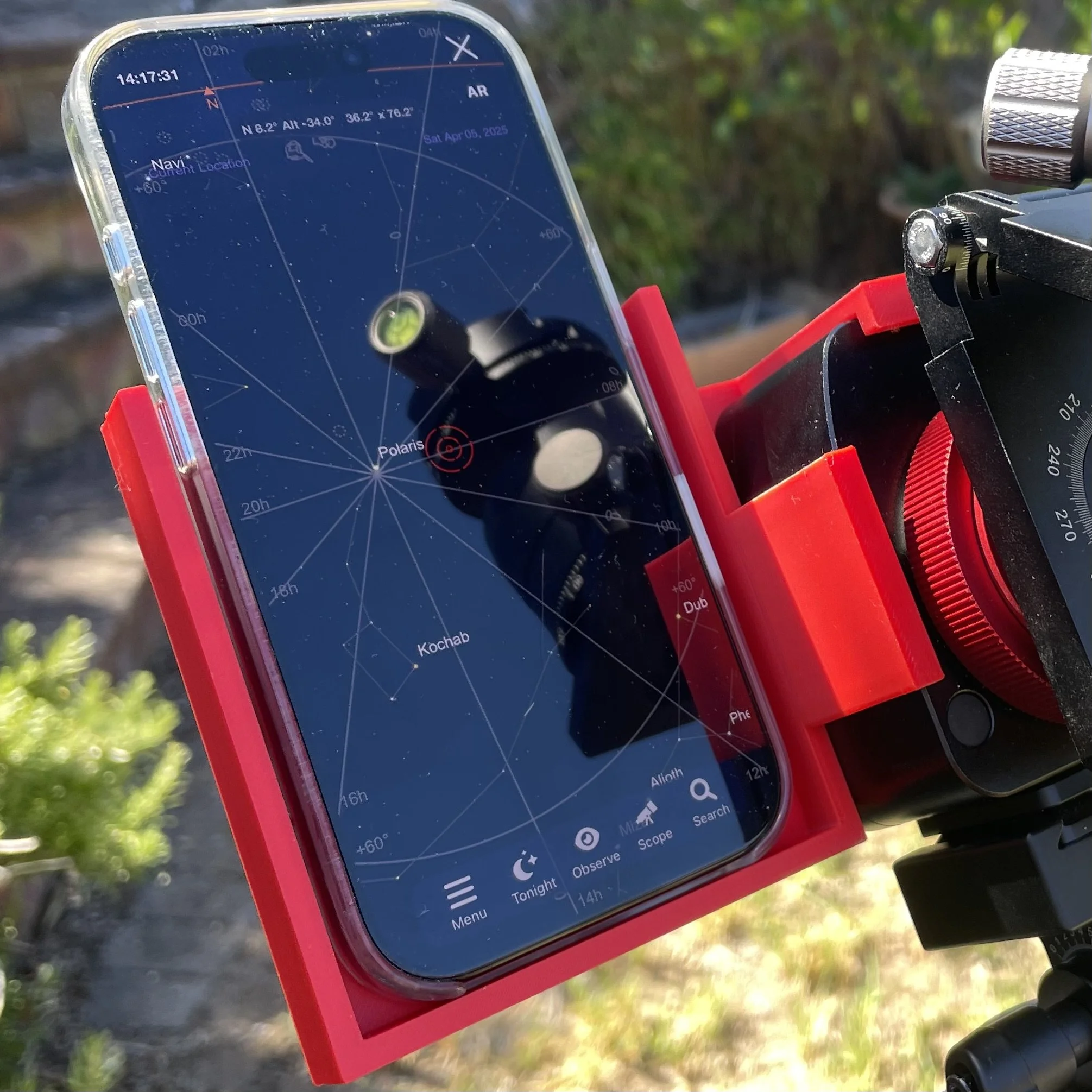 Setting up apps for polar alignment…