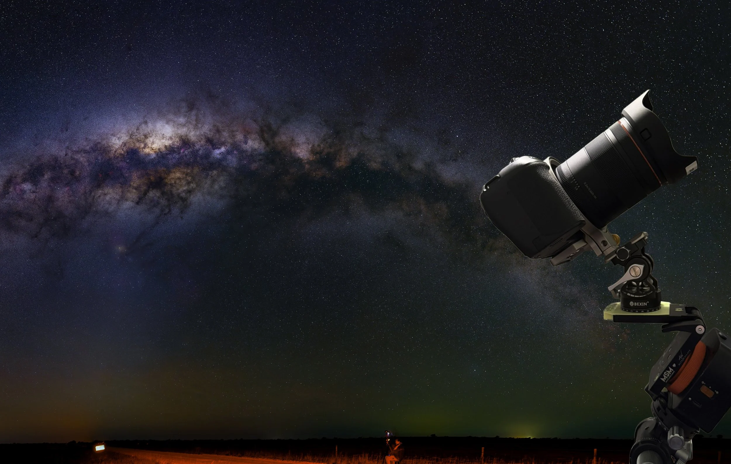 So why do I use a V-bracket on my Nomad setup?