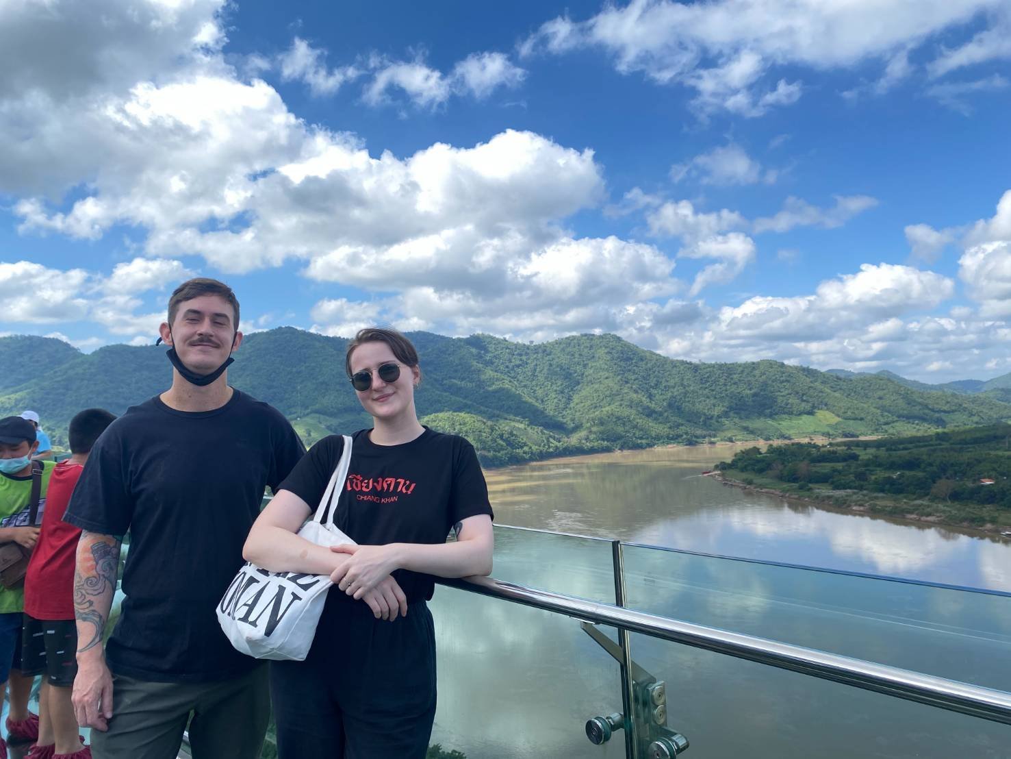 James and Amy on the Chiang Khan Skywalk.jpg