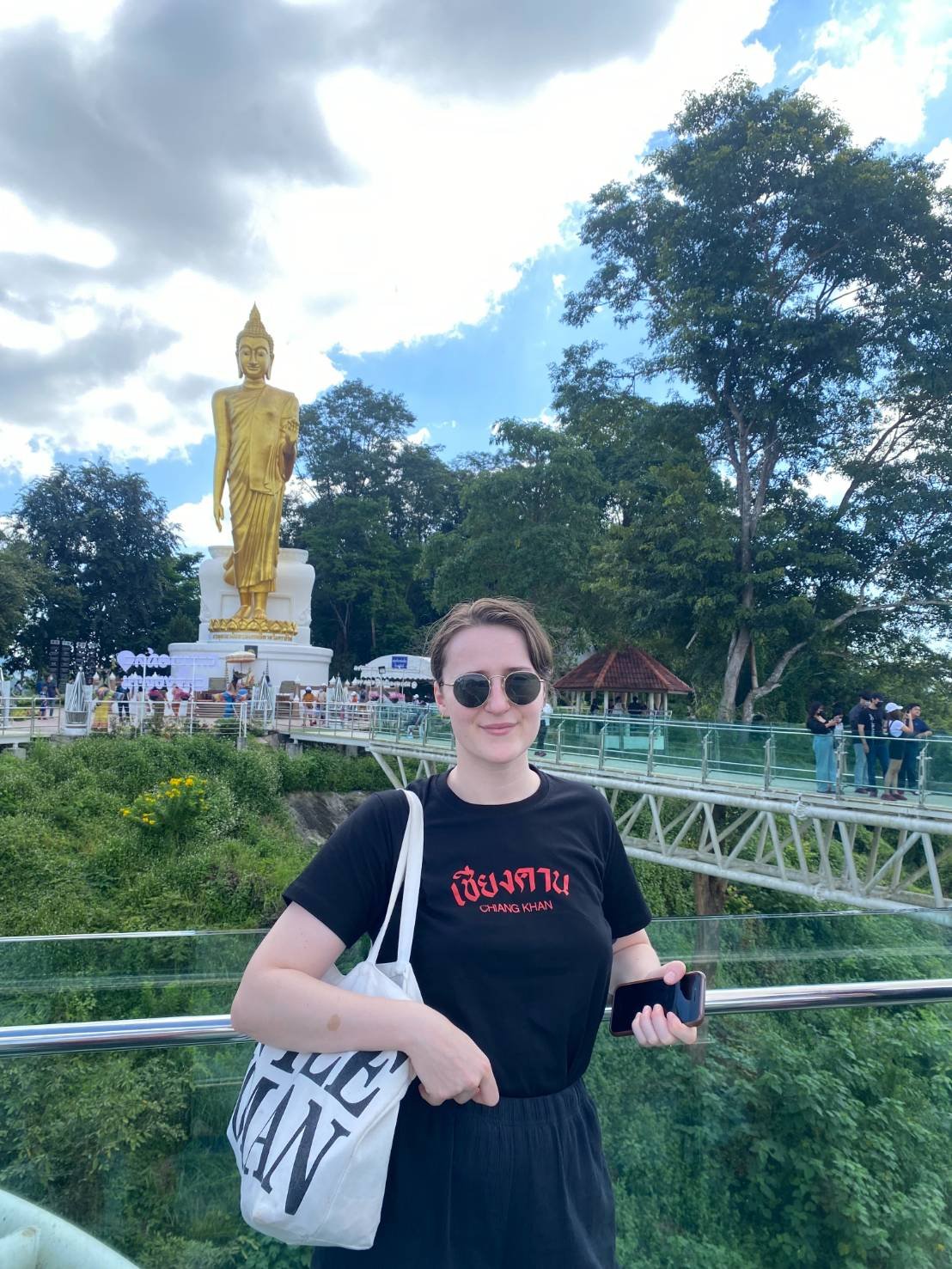 Amy in front of a 19 meter gigantic Buddha Statue.jpg
